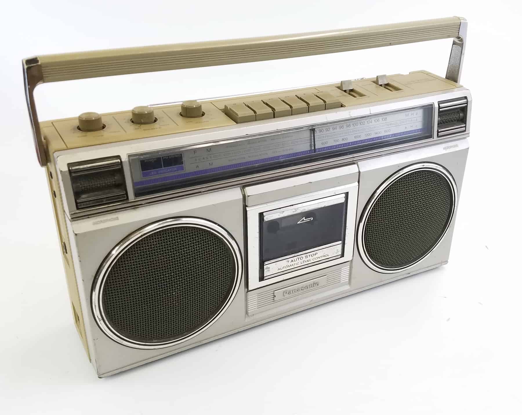 Vintage Panasonic Am Fm Radio Cd Changer Cassette Boombox Model Sa ...